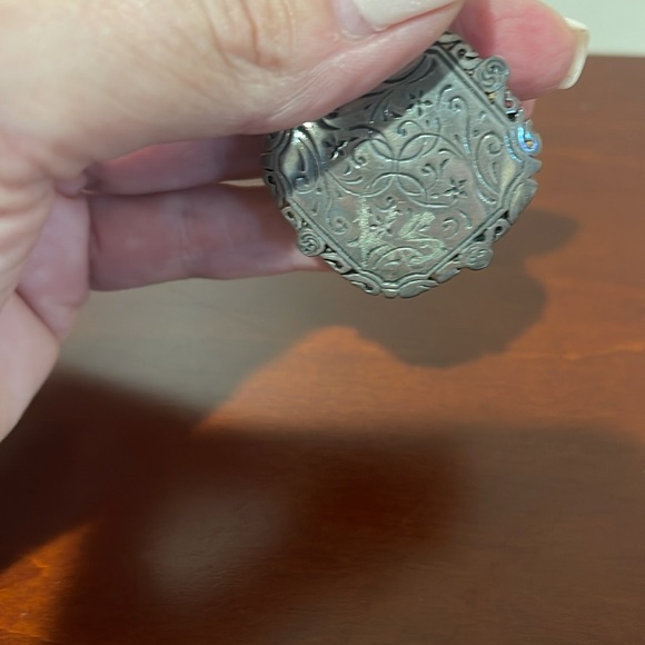 Signed Konstantino Sterling Silver and 18k Gold Enhancer Pendant - Picture 9 of 11